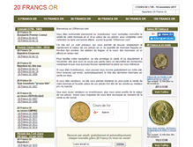 Tablet Screenshot of 20francsor.com